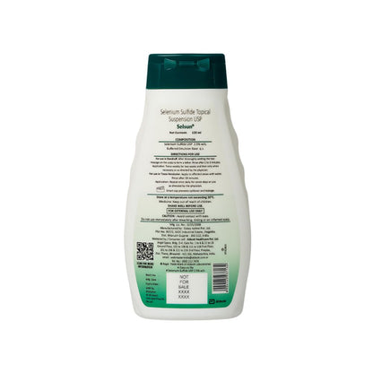 Selsun Abbott Suspension Anti Dandruff Shampoo for Men and Women, Clears Away Dandruff Flakes, Relieves From Excessive Oil, Relieves From Dandruff Related Itching- 120 ml