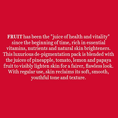 Biotique Fruit Brightening Depigmentation and Tan Removal Face Pack