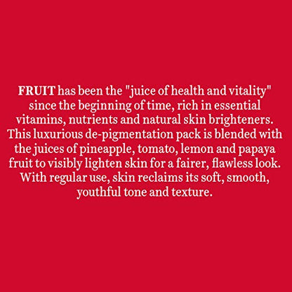 Biotique Fruit Brightening Depigmentation and Tan Removal Face Pack