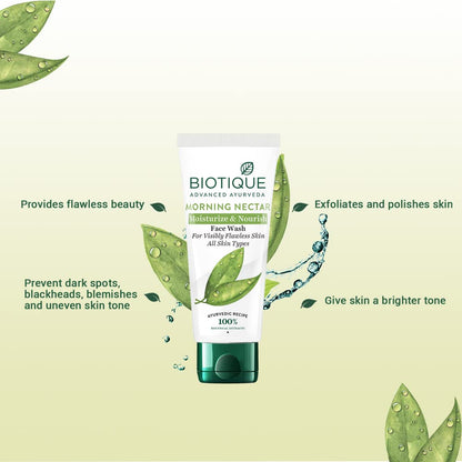 Biotique Morning Nectar Moisturize & Nourish Face Wash 150ml