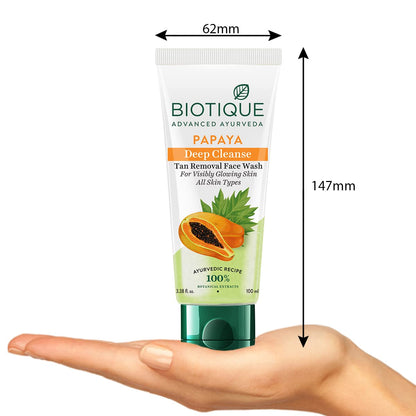 Biotique Papaya Deep Cleanse Face Wash