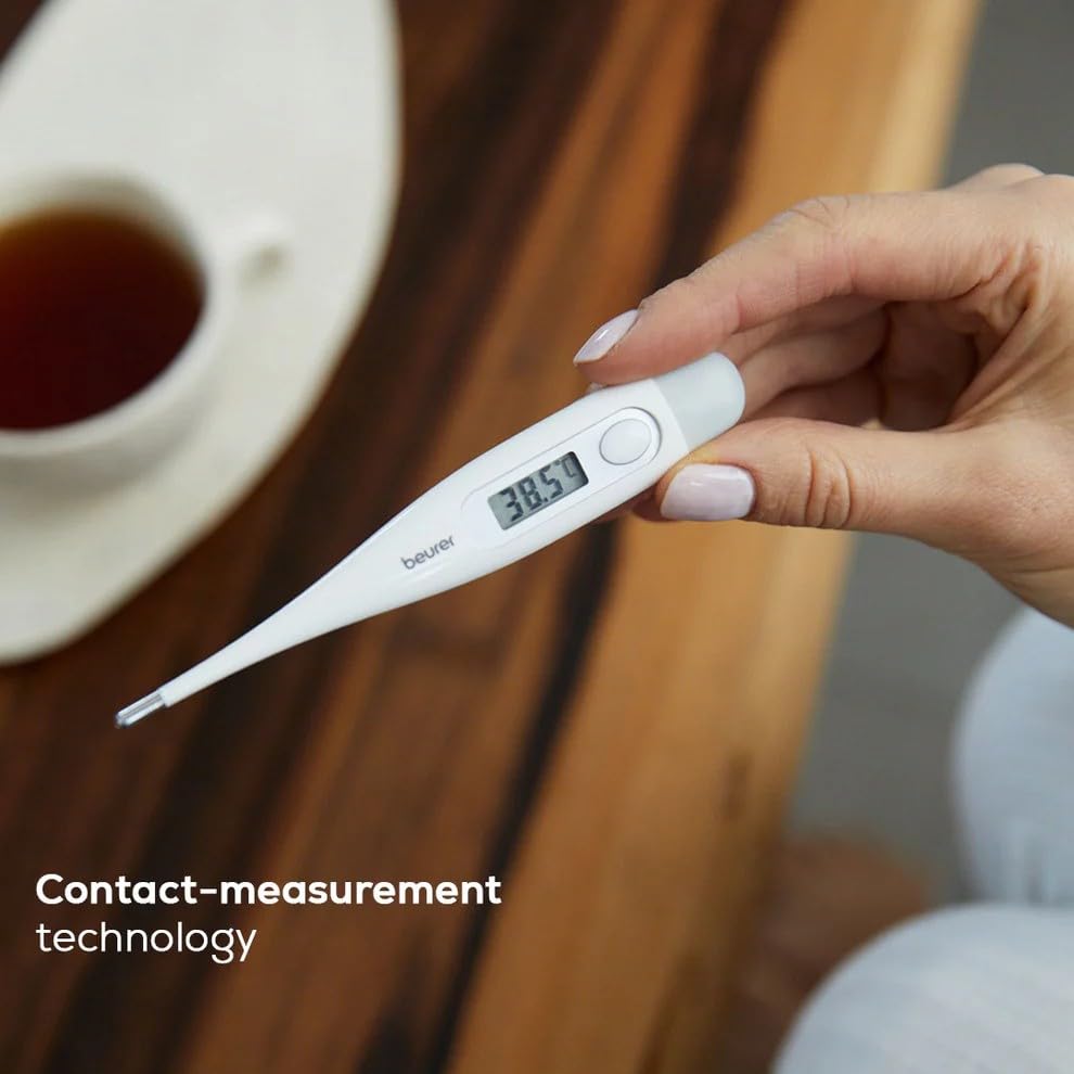 Beurer FT-09 Digital Oral Thermometer for Fever | High Accuracy |Digital Display | 1count