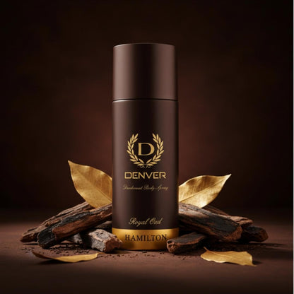 DENVER Royal Oud Deodorant Body Spray for Men (150ML)
