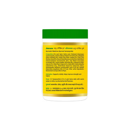 Baidyanath Dhatu Paushtik Churna - 100g | Ayurvedic Herbal Powder for Strength, Stamina and Daily Energy Support | With Ashwagandha, Safed Musli, Shatavari & Kaunch Beej |