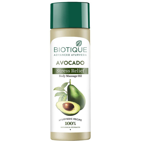 Biotique Cado Stress Relief Avocado Stress Relief Body Massage Oil 200ml