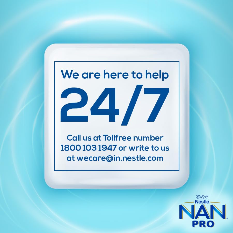 Nestlé NAN PRO 4 Follow-Up Formula Powder After 18 months, Up to 24 months, Stage 4, 400g Pouch in Box