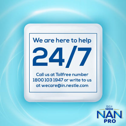Nestlé NAN PRO 2 Follow-up Formula Powder - After 6 months, Up to 12 months, Stage 2, 400g Pouch in Box