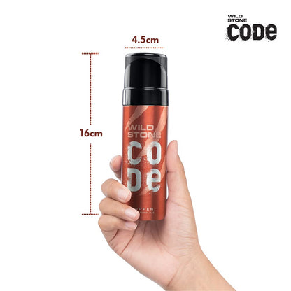 Wild Stone CODE Copper Perfume For Men,120 Ml
