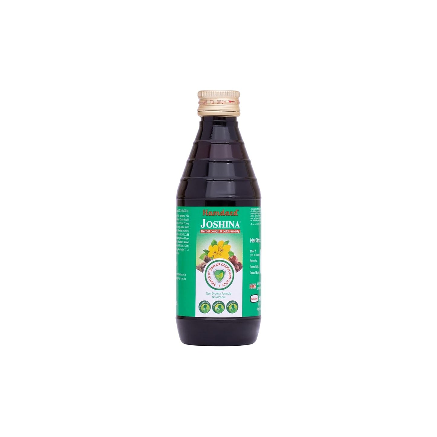 Hamdard Joshina Herbal Cough and Cold Remedy, 100ml-Only Purchase from Hamdard Laboratories India