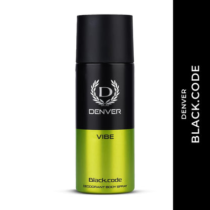 Denver Black.Code Vibe Deodorant For Men -150 ML