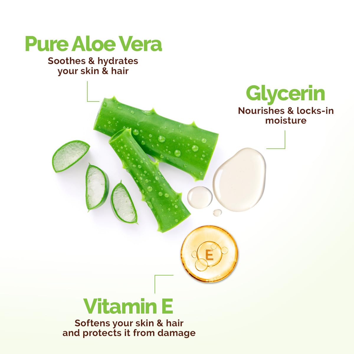 Mamaearth Aloe Vera Gel with 100% Pure & Natural Aloe Vera & Vitamin E for Skin & Hair |100ml
