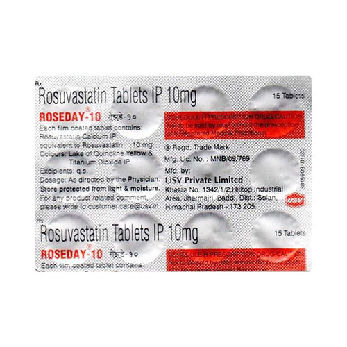 Roseday 10mg - Strip of 15 Tablets