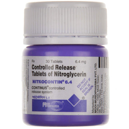Nitrocontin 6.4 - Bottle of 25 Tablets