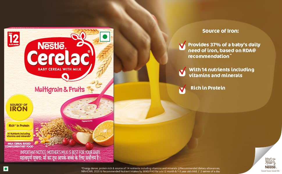 CERELAC 4 MULTIGRAIN & FRUITS 300G
