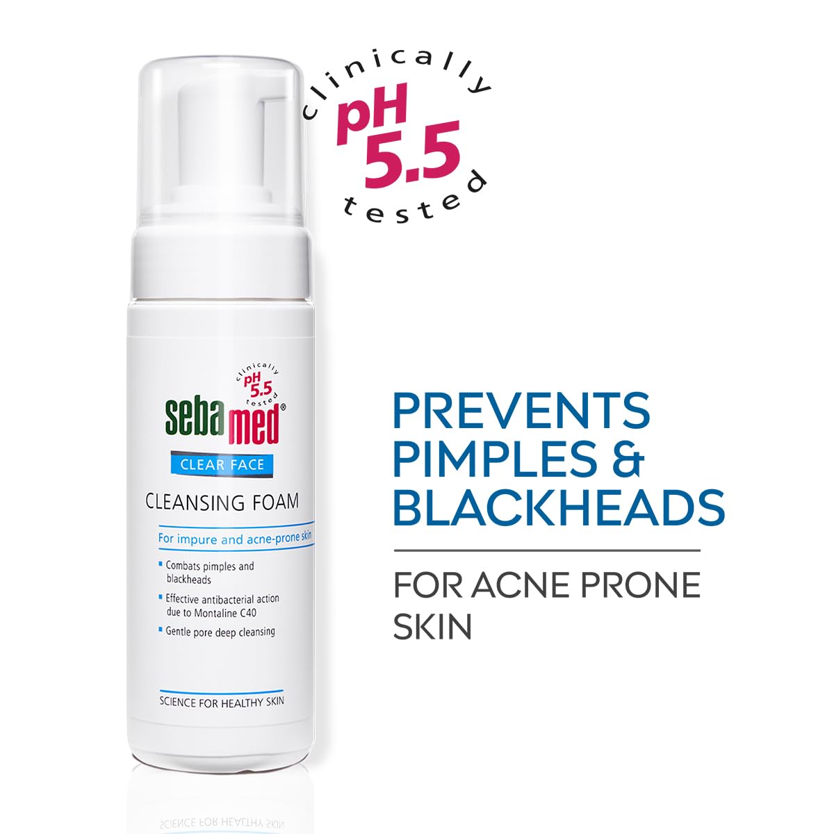 Sebamed Clear Face Cleansing Foam for Acne prone Skin 50 ml
