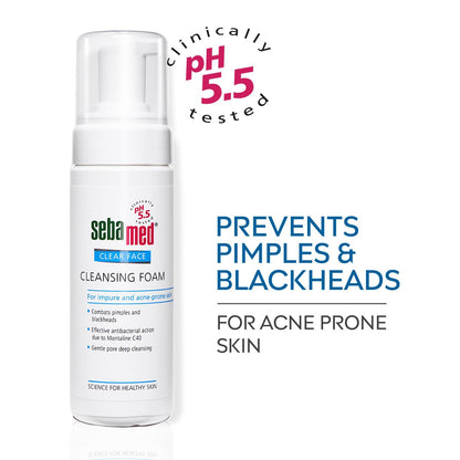 Sebamed Clear Face Cleansing Foam for Acne prone Skin 50 ml