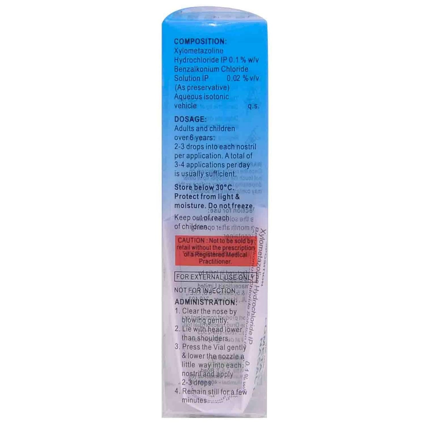 Xyloflo - Bottle of 10 ml Nasal Drops