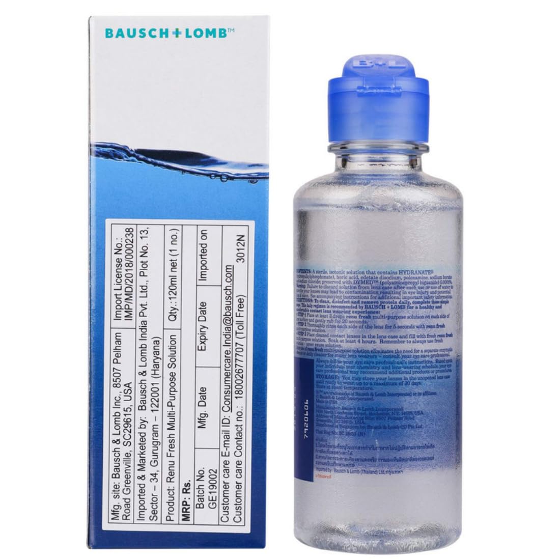 Bausch + Lomb Renu Fresh Multi-Purpose  Contact Lens Solution