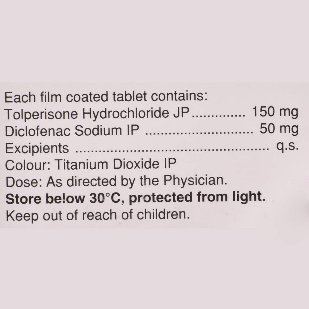 Tolperitas D - Strip of 10 Tablets