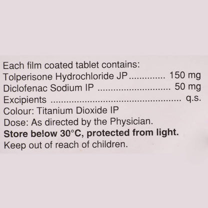 Tolperitas D - Strip of 10 Tablets