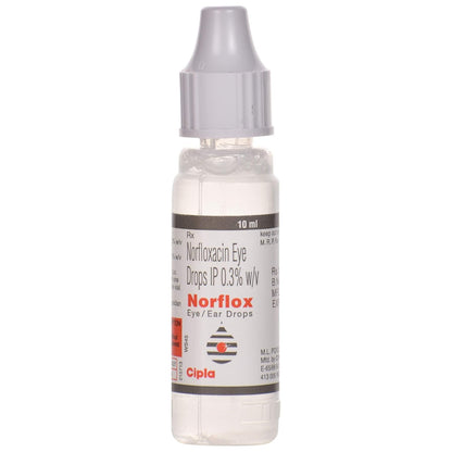 Norflox - Bottle of 10 ml Eye/Ear Drops