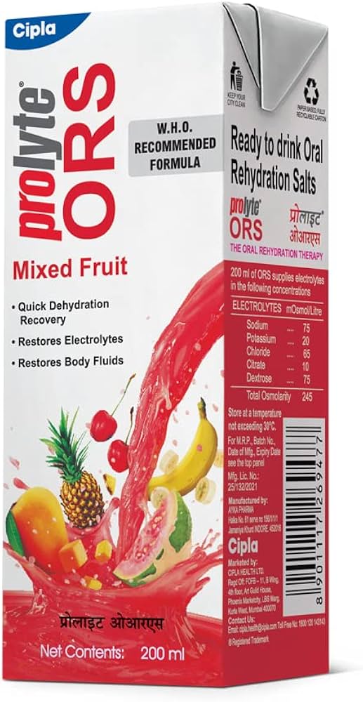 Electrorush ORS Pack (200ml Each) Apple