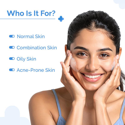 The Derma Co Sali-Cinamide Anti-Acne Face Wash with 2% Salicylic Acid & 2% Niacinamide - 80 ml