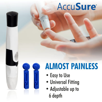 AccuSure Blue Blood Glucose Meter
