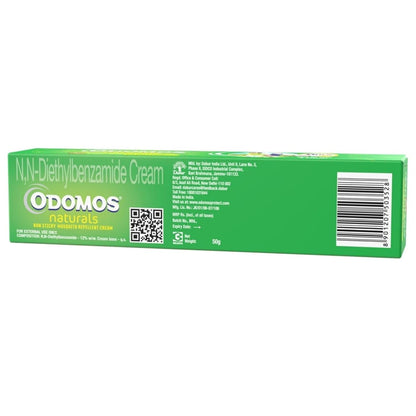 Dabur Odomos Naturals Non-Sticky Mosquito Repellent Cream - 50 Gm