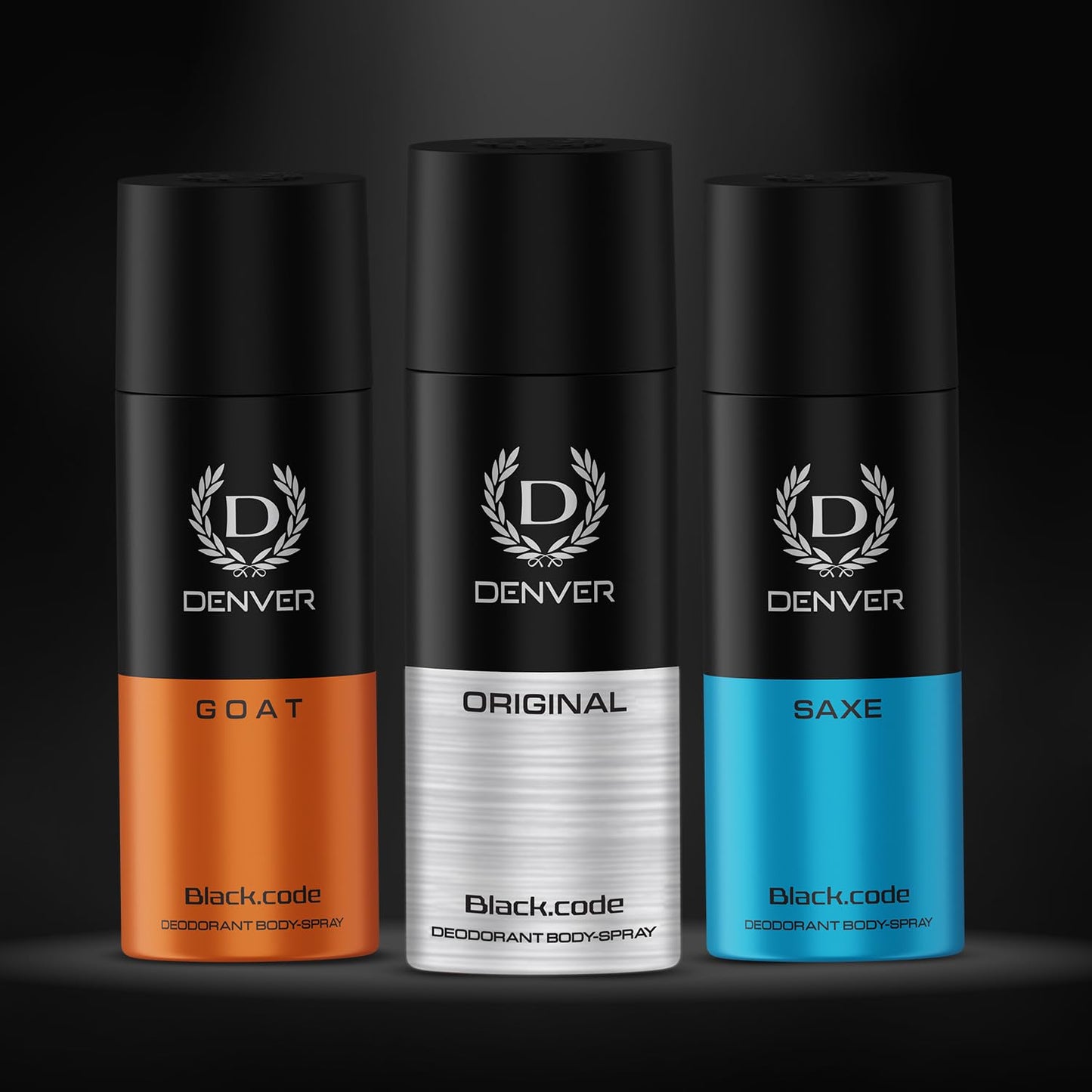 DENVER G O A T Black.code Deodorant Spray - For Men (150 ml)