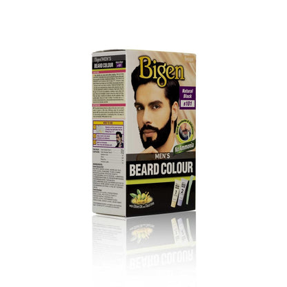 Bigen Mens Beard Colour Natural Black B101 40G
