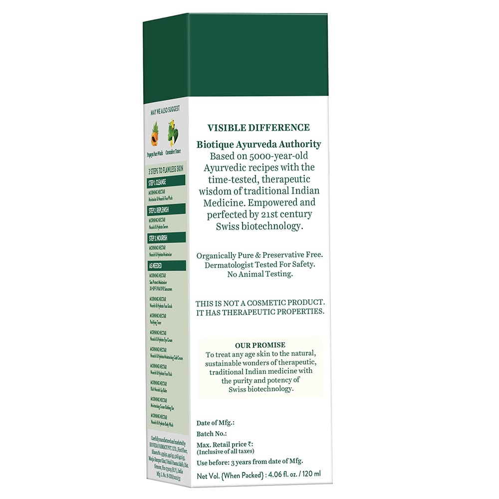 Biotique Morning Nectar Flawless Skin Moisturizer Lotion 190ml