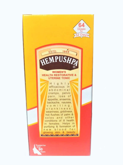 Hempushpa Syrup | Women’s Health Restorative & Uterine Tonic