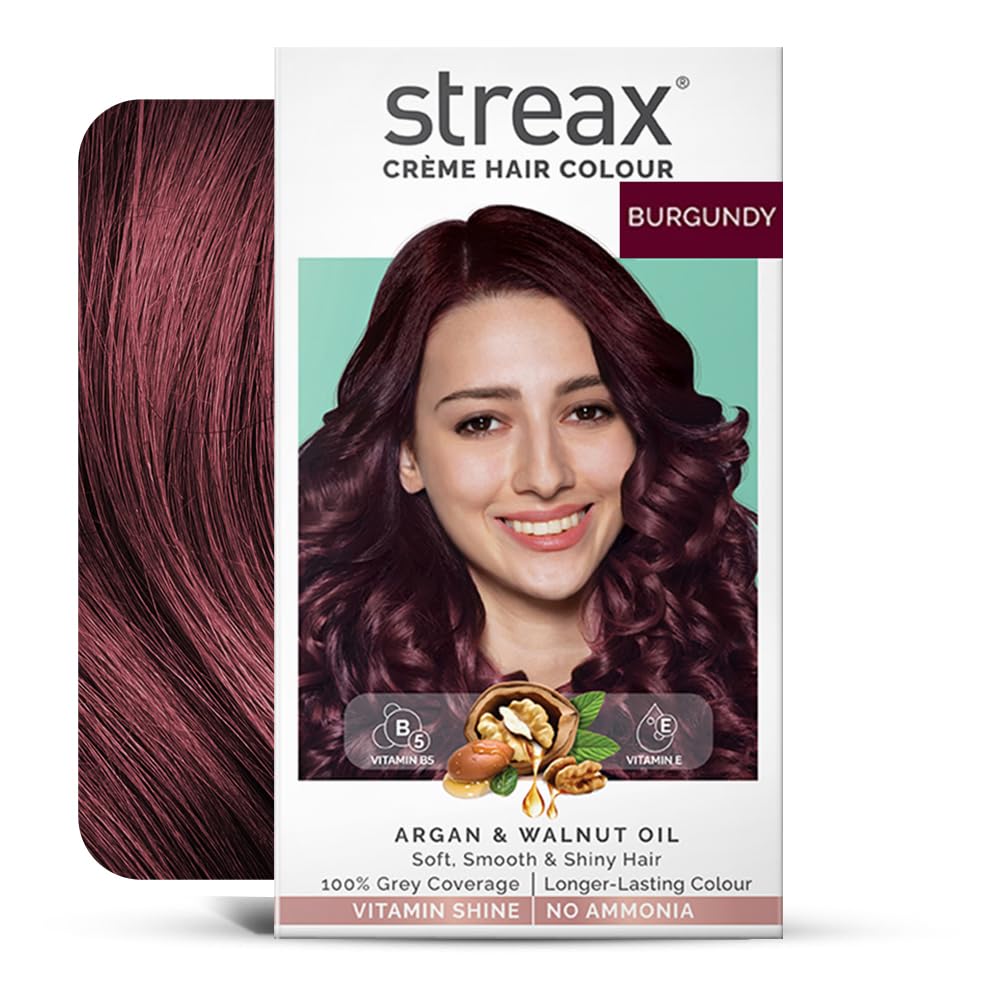 Streax Cream Hair Color, 3.16 Burgundy