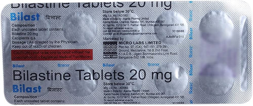 Bilast 20mg Tablet