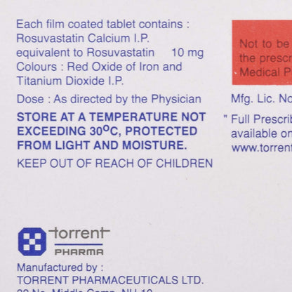 Rozucor 10 - Strip of 15 Tablets