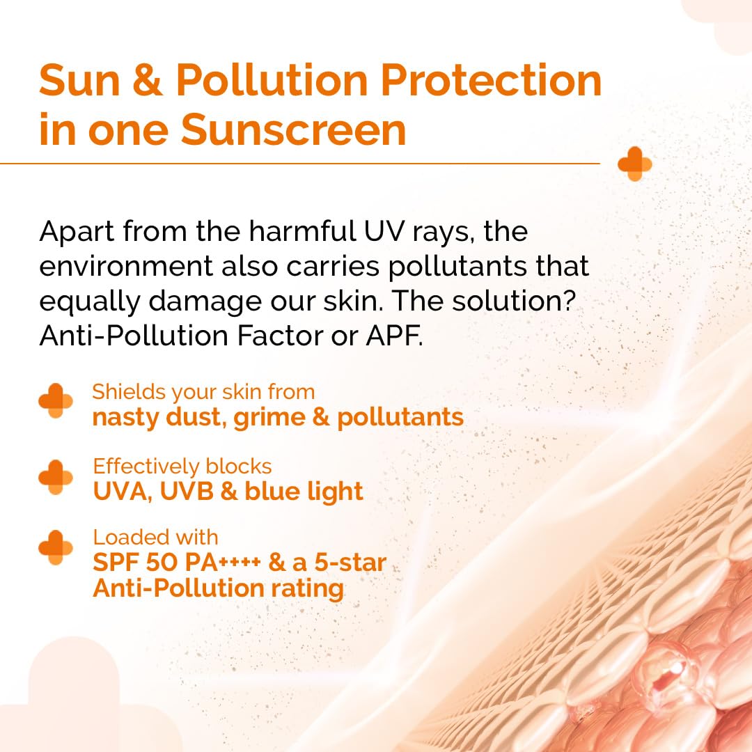 The Derma Co 1% Hyaluronic Sunscreen Aqua Gel SPF 50 PA++++ | 30 g