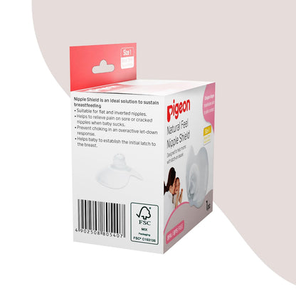 Pigeon Natural Feel Silicone Nipple Shield Size-1