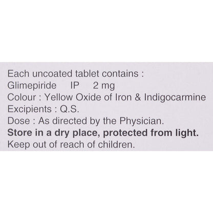 Zoryl-2 - Strip of 15 Tablets
