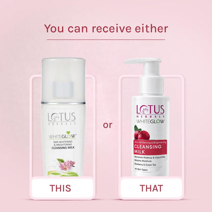 Lotus Whiteglow Cleansing Milk, 80ml