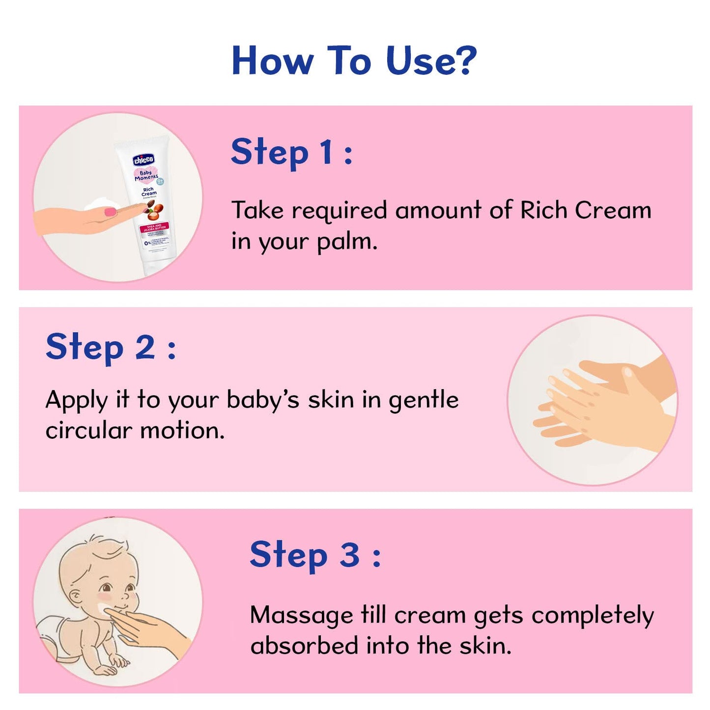 Chicco Baby Moments Rich Cream for Newborn Babies with Shea & Jojoba Butter, 100ml