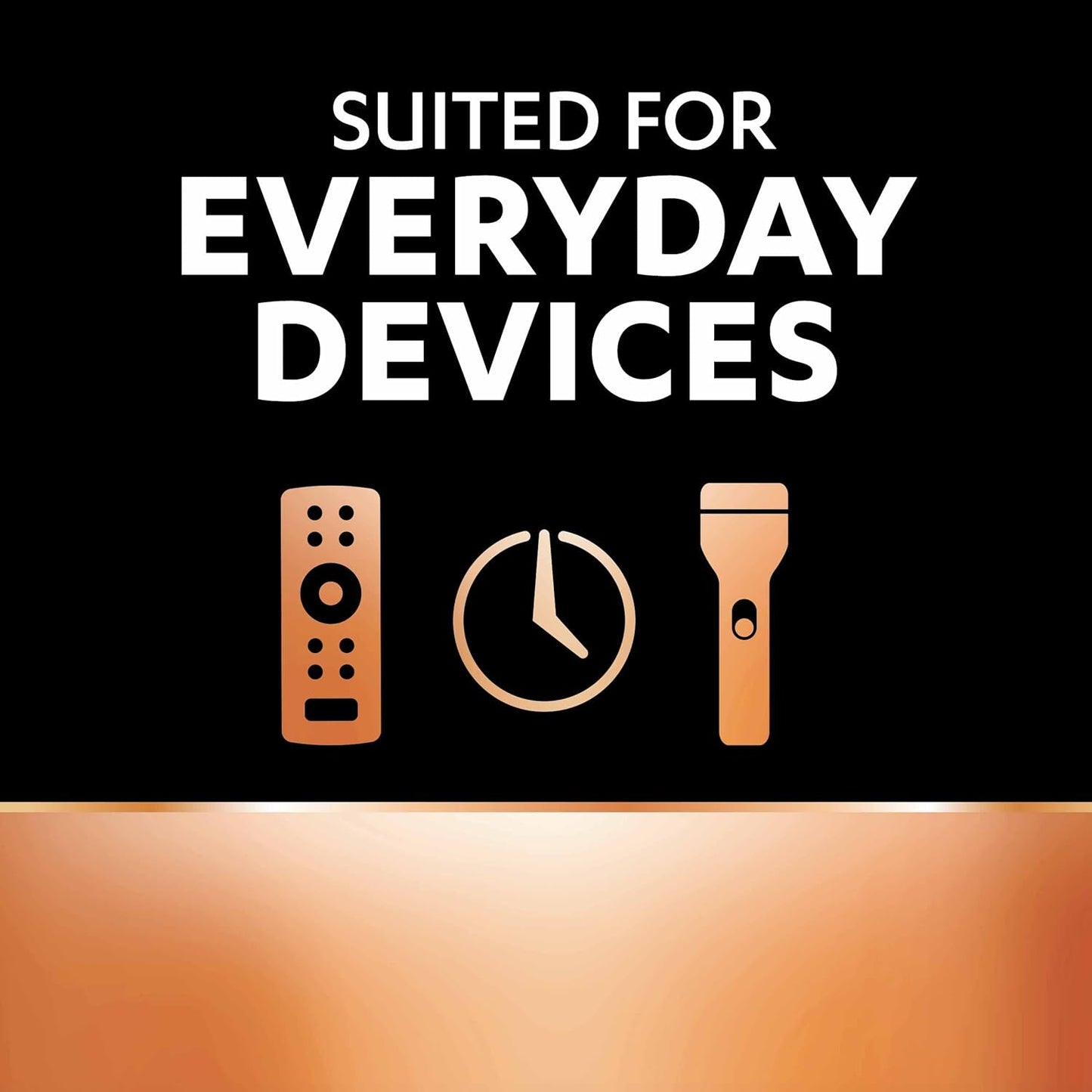 Duracell Alkaline AA Battery, Pack of 10, Everyday Devices, Clock, Toy, Remote