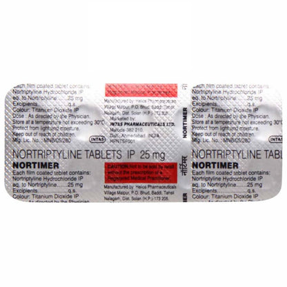 Nortimer 25MG - Strip of 10 Tablets