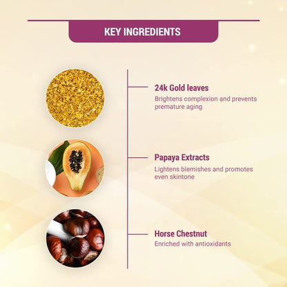 Lotus Herbals Radiant Gold Cellular Glow 1 Facial Kit |