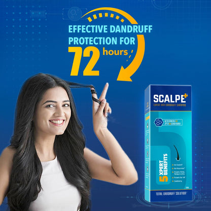 Scalpe+ Expert - Bottle of 75ml Anti Dandruff Shampoo