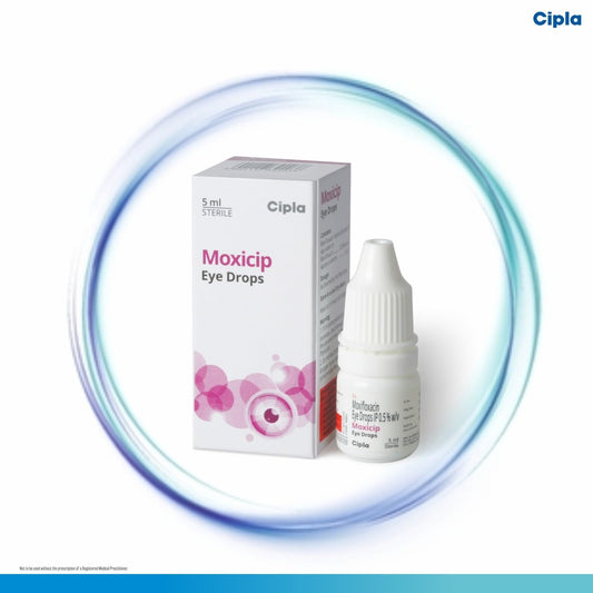 Moxicip 0.5% - Bottle of 5ml Eye Drops