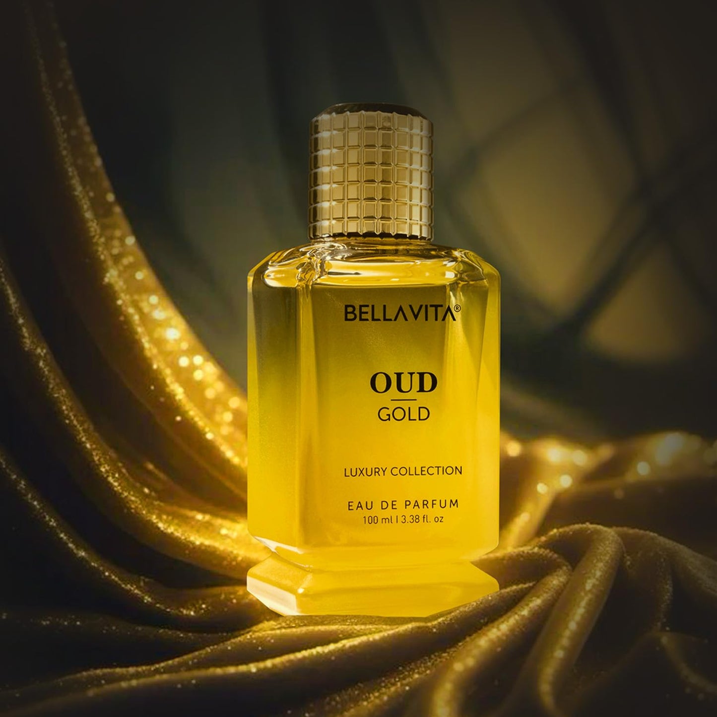 Bella Vita Luxury Oud Gold EDP 100ml Unisex Perfume for Men & Women | Caramel, Rose and Jasmine | Floral Long Lasting Fragrance for Man and Woman