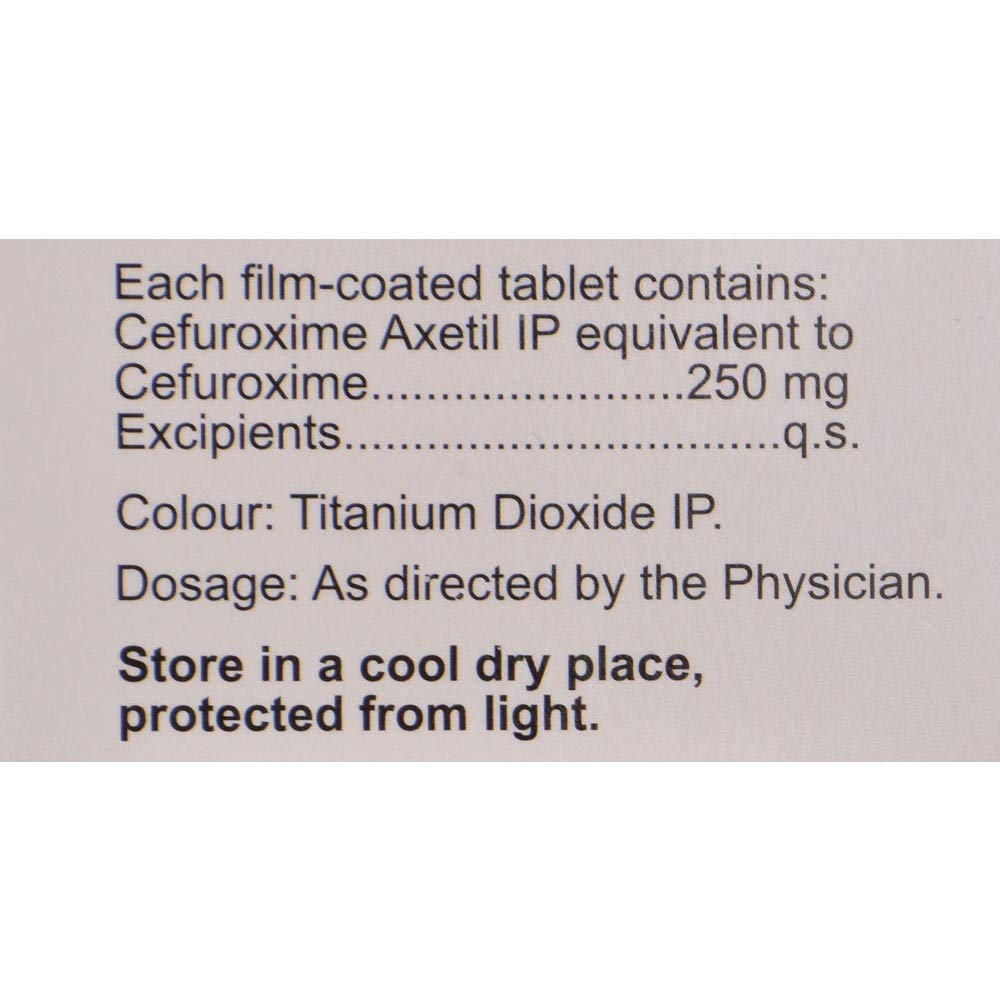 Zocef 250 - Strip of 10 Tablets
