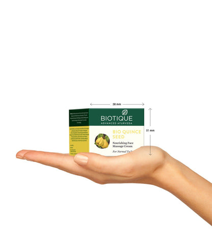 Biotique Bio Quince Seed Nourishing Face Massage Cream For Normal To Dry Skin 50gm