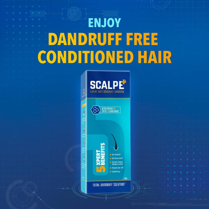 Scalpe+ Expert - Bottle of 75ml Anti Dandruff Shampoo